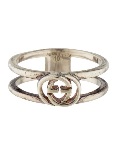 interlocking g thin open band gucci|gucci interlocking band.